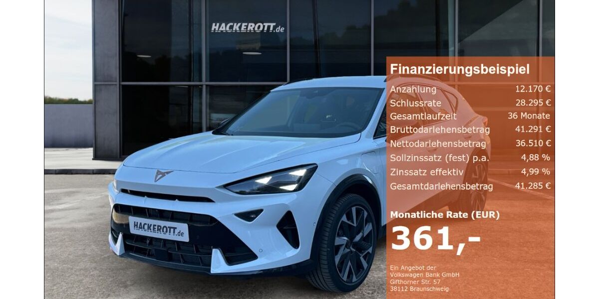 Cupra Formentor 4.494 km 48.680 &euro; Hannover 30165