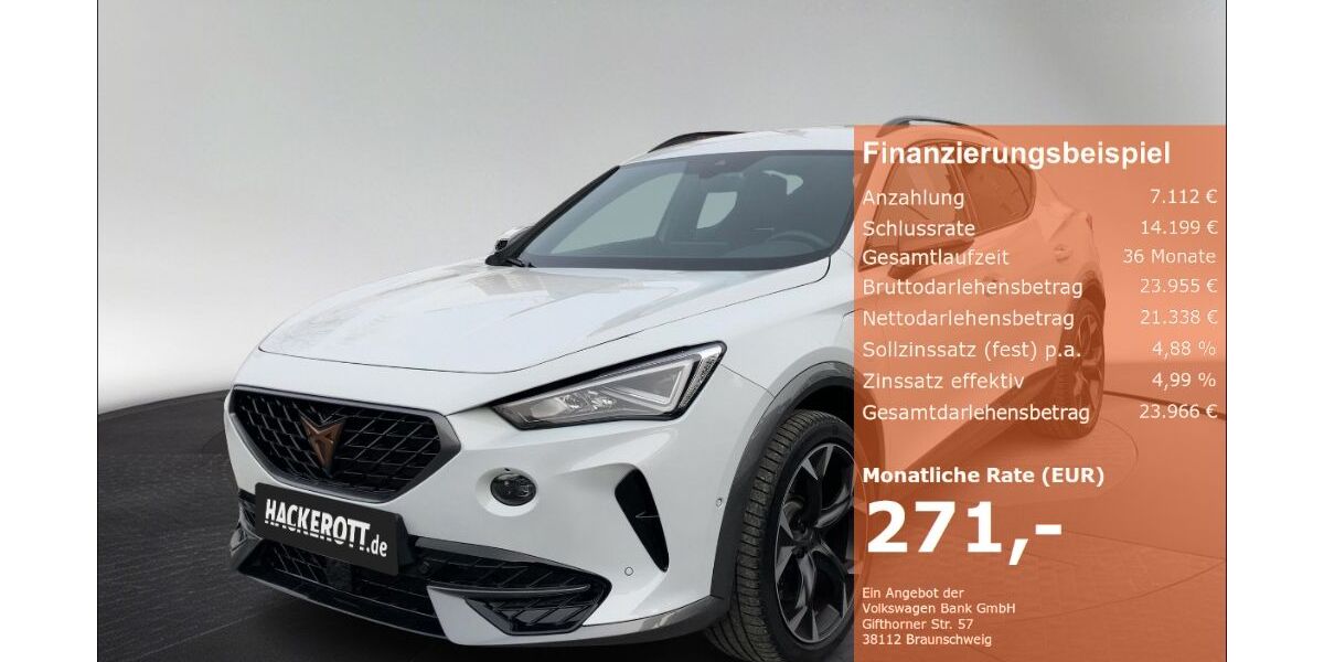 Cupra Formentor 38.802 km 26.980 &euro; Hannover 30165