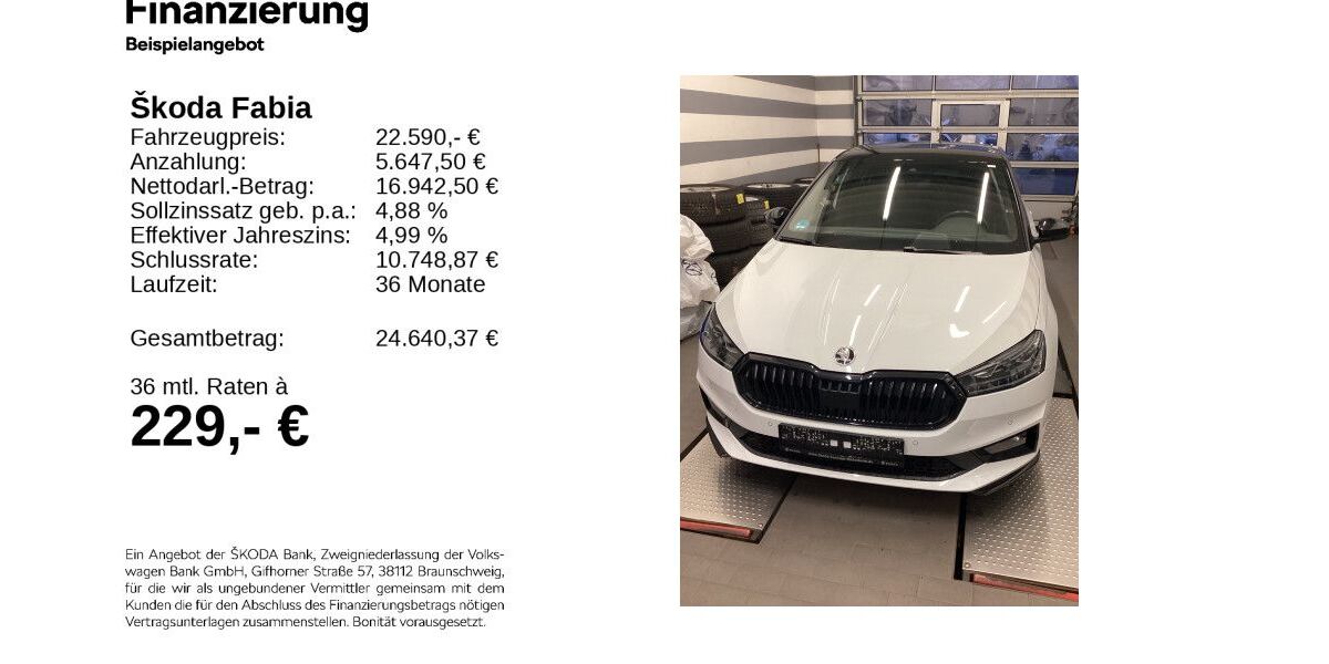 Skoda Fabia 45.267 km 21.990 &euro; Hildesheim 31137