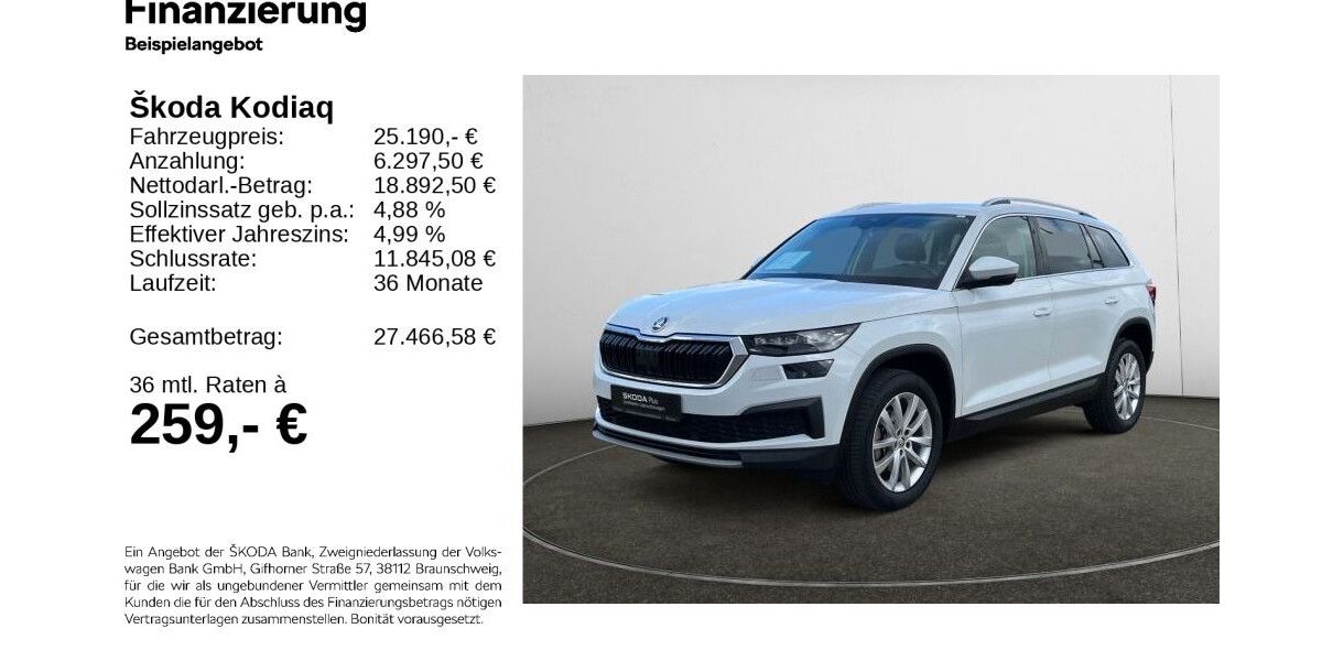 Skoda Kodiaq 100.166 km 24.890 &euro; Hildesheim 31137