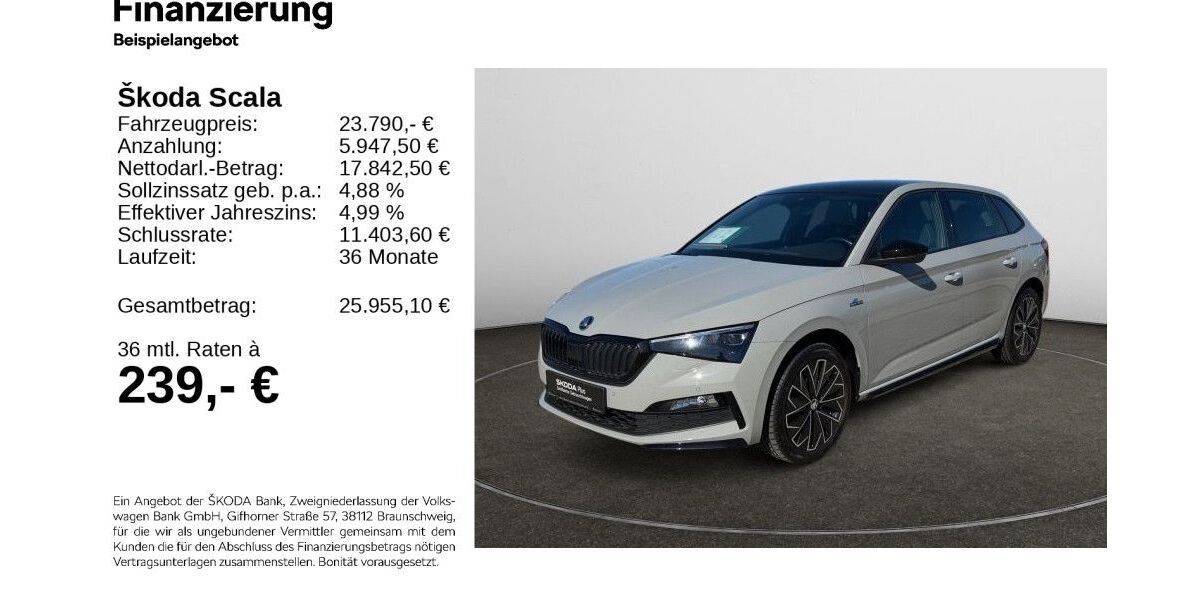 Skoda Scala 41.179 km 23.490 &euro; Hildesheim 31137