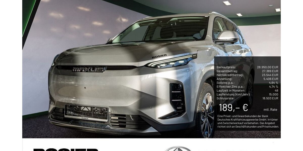 Maxus Euniq 6 6.000 km 28.950 &euro; Peine 31228