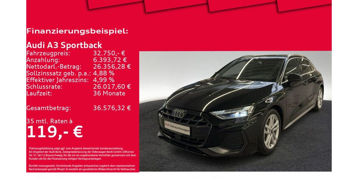 Audi A3 8.179 km 32.650 &euro; Hannover 30179