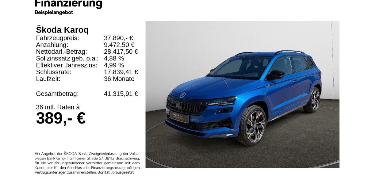 Skoda Karoq 24.240 km 37.590 &euro; Hildesheim 31137