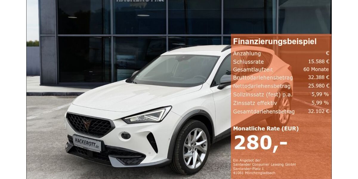 Cupra Formentor 29.901 km 25.380 &euro; Laatzen 30880
