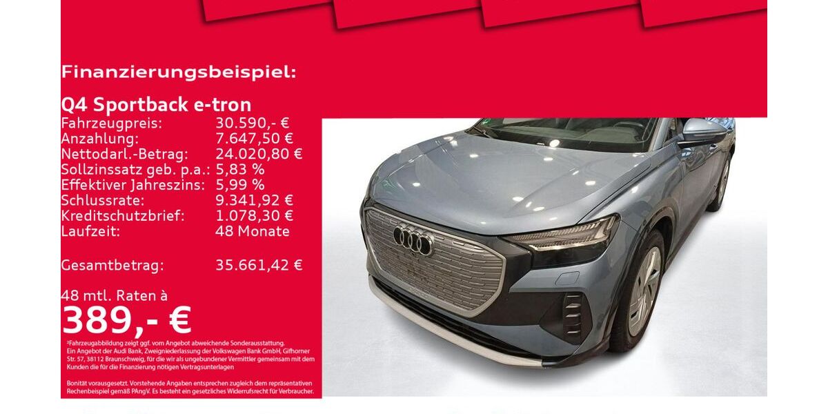 Audi Q4 e-tron 70.864 km 29.650 &euro; Hannover 30179