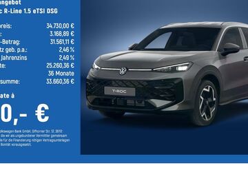 VW T-Roc 16.176 km 34.930 &euro; Hildesheim 31135
