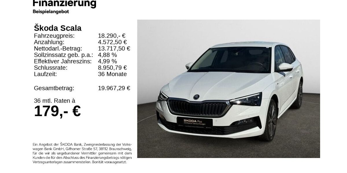 Skoda Scala 53.229 km 17.990 &euro; Hildesheim 31137