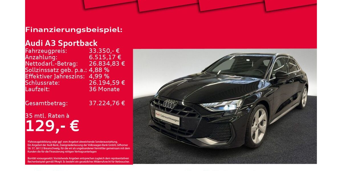 Audi A3 14.298 km 32.650 &euro; Hannover 30179